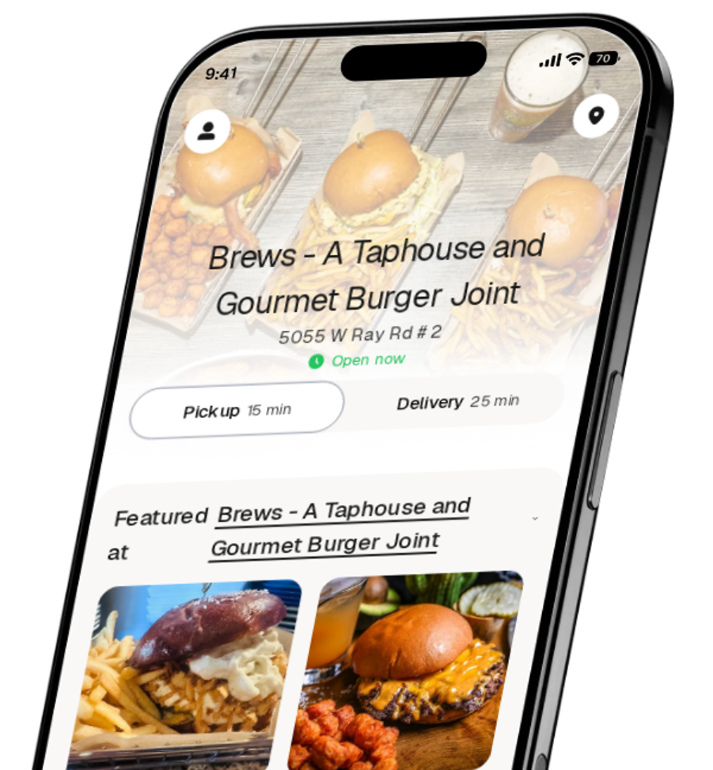 Brews - A Taphouse and Gourmet Burger Joint app preview
