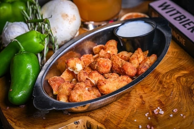 Spicy Cheese Curds.