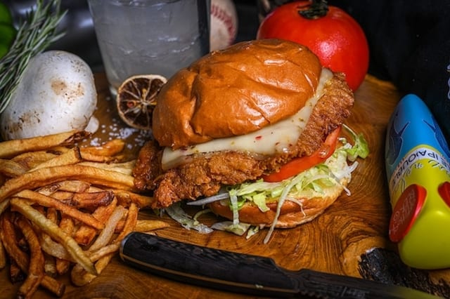 Fried Chicken Sammy.